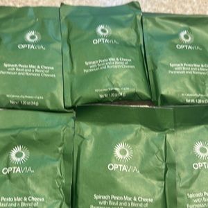 Optavia lot of 6 Spinach Pesto Mac Cheese Basil Parmesan & Romano Cheese expired